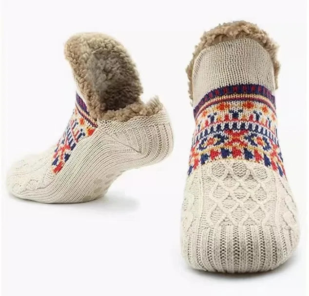 Fall and Winter Floor Socks Home Warm Women Men Socks Snow Socks Sleep Carpet Socks Slippers Socks Men Non-slip Yoga Socks 2024