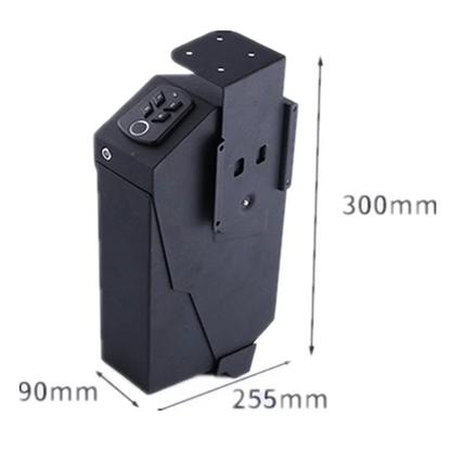 Gun Safe Box Fingerprint Password With Key Pistol Security Protection Fireproof Anti-theft Resistant